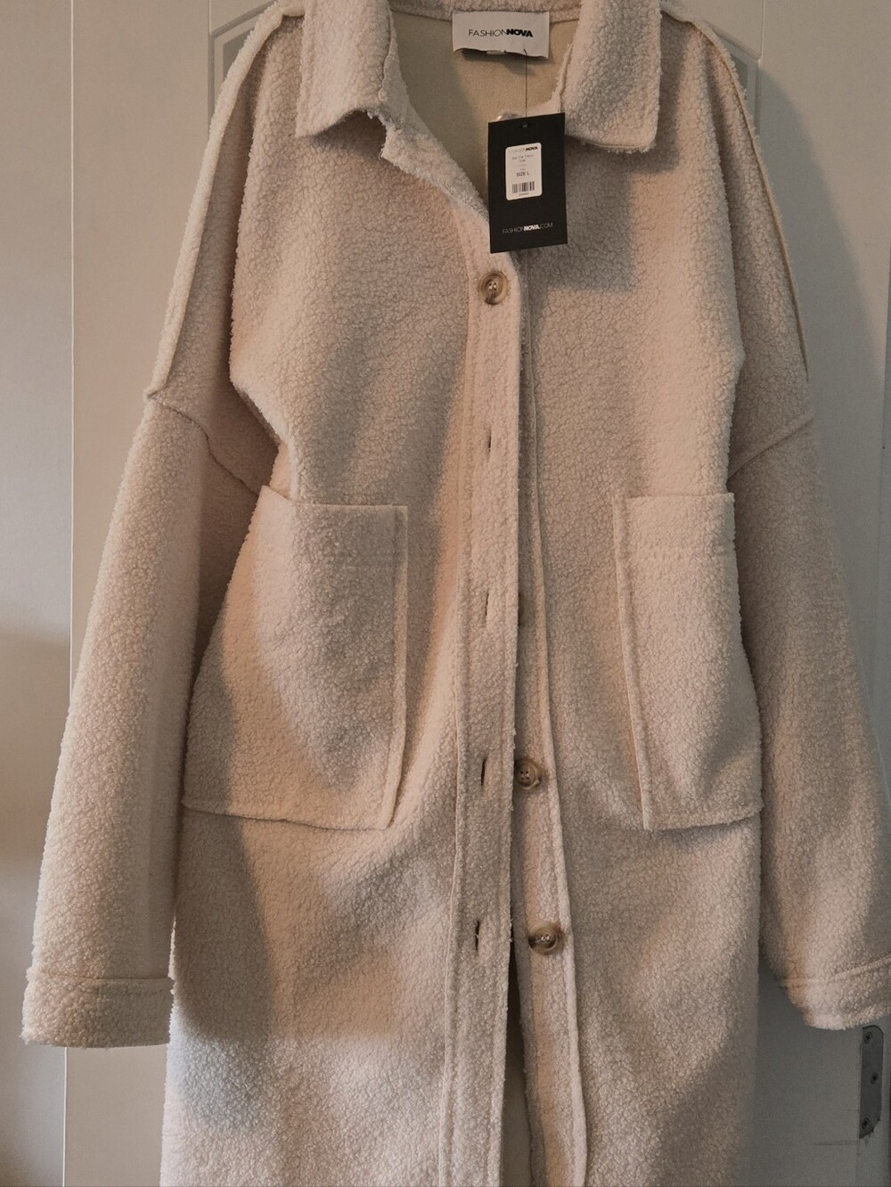 Cream Shacket - Picture 3 of 3